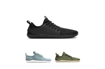 Image of Vivo Barefoot Kanna Mesh Casual Shoe - Womens, Black, Light Blue, Olive