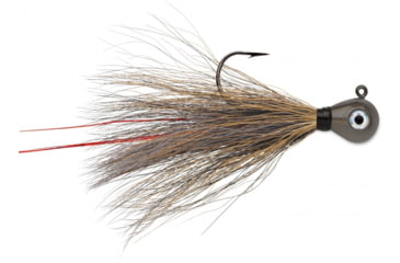 Image of VMC Bucktail Jig, 1/8 oz, Smoke, BKJ18-SMK