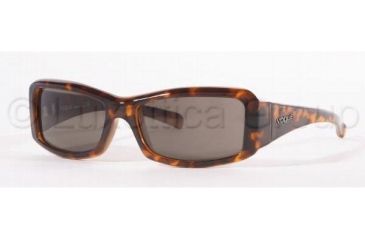 Image of Vogue VO2455S Sunglasses 1506/3-5416 - Red Tortoise Brown