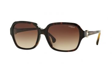 Image of Vogue VO2994BF Single Vision Prescription Sunglasses VO2994BF-W65613-57 - Lens Diameter 57 mm, Frame Color Dark Havana