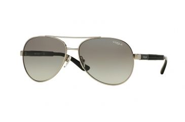 Image of Vogue VO3997S Bifocal Prescription Sunglasses VO3997S-323-11-58 - Lens Diameter 58 mm, Frame Color Brushed Silver