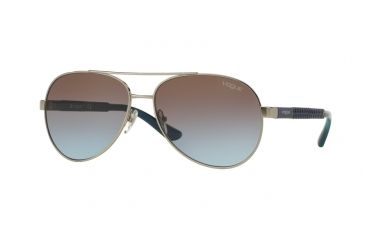 Image of Vogue VO3997S Bifocal Prescription Sunglasses VO3997S-323-48-58 - Lens Diameter 58 mm, Frame Color Brushed Silver