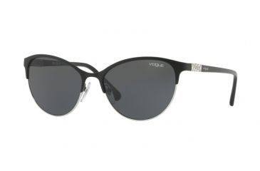 Image of Vogue VO4058SB Bifocal Prescription Sunglasses VO4058SB-352-87-56 - Lens Diameter 56 mm, Frame Color Matte Black/Silver