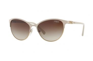 Image of Vogue VO4058SB Bifocal Prescription Sunglasses VO4058SB-996-13-56 - Lens Diameter 56 mm, Frame Color Matte Beige/pale Gold