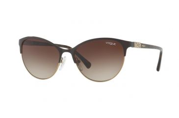 Image of Vogue VO4058SB Bifocal Prescription Sunglasses VO4058SB-997-13-56 - Lens Diameter 56 mm, Frame Color Brown/Pale Gold