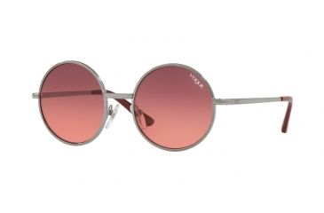 Image of Vogue VO4085S Sunglasses 548/20-50 - Gunmetal Frame, Pink Gradient Violet Lenses