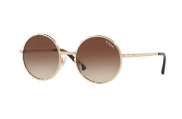Image of Vogue VO4085S Sunglasses 848/13-50 - Pale Gold Frame, Brown Gradient Lenses