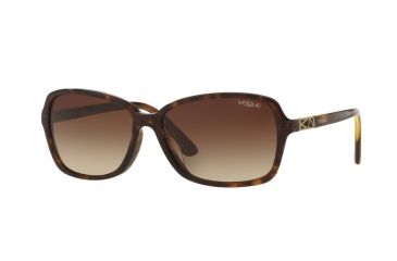 Image of Vogue VO5031SF Single Vision Prescription Sunglasses VO5031SF-W65613-58 - Lens Diameter 58 mm, Frame Color Dark Havana