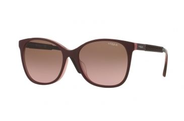 Image of Vogue VO5032SF Bifocal Prescription Sunglasses VO5032SF-226214-54 - Lens Diameter 54 mm, Frame Color Top Bordeaux/transparent Pink