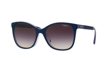 Image of Vogue VO5032SF Bifocal Prescription Sunglasses VO5032SF-238436-54 - Lens Diameter 54 mm, Frame Color Top Dark Blue/violet Transp