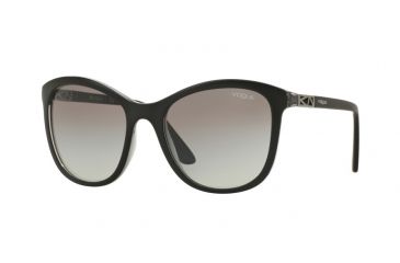 Image of Vogue VO5033S Progressive Prescription Sunglasses VO5033S-238511-54 - Lens Diameter 54 mm, Frame Color Top Matte Black/grey Transp