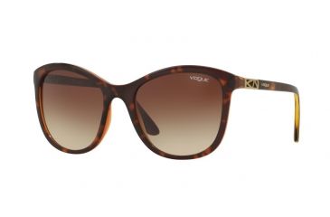 Image of Vogue VO5033S Progressive Prescription Sunglasses VO5033S-238613-54 - Lens Diameter 54 mm, Frame Color Top Dk Havana/lt Brown Transp