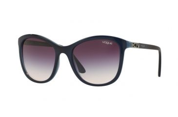 Image of Vogue VO5033S Progressive Prescription Sunglasses VO5033S-238836-54 - Lens Diameter 54 mm, Frame Color Top Dark Blue/blue Transp