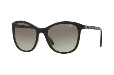 Image of Vogue VO5033S Progressive Prescription Sunglasses VO5033S-238911-54 - Lens Diameter 54 mm, Frame Color Top Matte Black/white