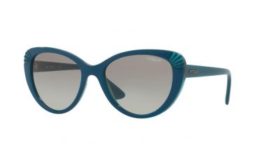Image of Vogue VO5050S Bifocal Prescription Sunglasses VO5050S-243211-54 - Lens Diameter 54 mm, Frame Color Top Green/tr Green/glitter