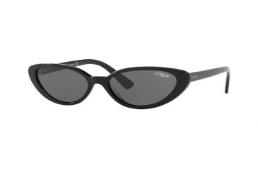 Image of Vogue VO5237S Prescription Sunglasses, 52mm, Black, VO5237S-W44-87-52-SV