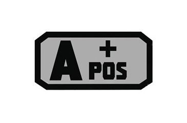 Image of Voodoo Tactical Blood Type Rubber Patch, A+ Pos, Coyote, 07-0991007000