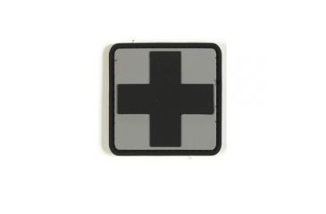 Image of Voodoo Tactical Rubber Patch, First Aid Symbol, Gray, 07-0999014000