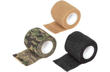 Image of Voodoo Tactical Adhesive Wrap First Aid - 3-Pack, Tan/Black/Camo, 02-1530020000