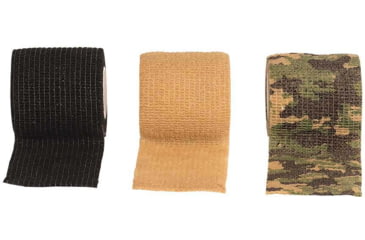 Image of Voodoo Tactical Adhesive Wrap First Aid - 3-Pack, Tan/Black/Camo, 02-1530020000