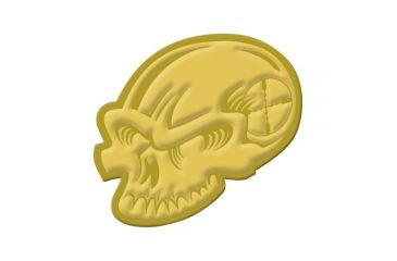 Image of Voodoo Tactical Challenge Coin, Skull, 07-0044000001