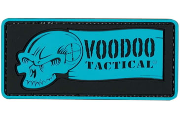 Image of Voodoo Tactical Ribbon Logo Patch, Turquoise, 07-0911094000