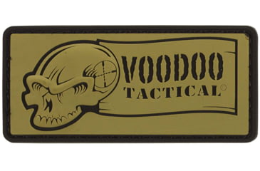 Image of Voodoo Tactical Rubber Patch, Logo, Coyote, 07-0981007000