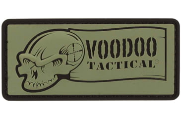 Image of Voodoo Tactical Rubber Patch, Logo, OD Green, 07-0981004000