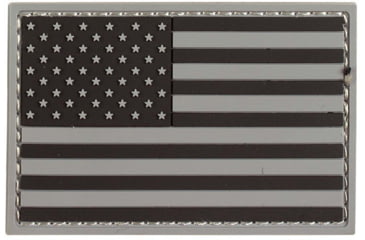 Image of Voodoo Tactical Rubber Patch, USA Flag, Gray, 07-0990014000