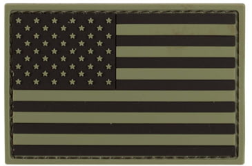 Image of Voodoo Tactical Rubber Patch, USA Flag, OD Green, 07-0999004000
