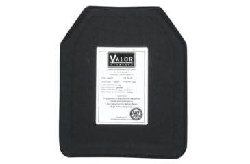 Image of Voodoo Tactical Valor Standard Level III NIJ Certified PE Hard Plate, Shooters Cut, 10 x 12, 20-0161000000