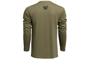 Image of Vortex Core Logo LS T-Shirt - Mens, Military Heather, S, 221-02-MIHS