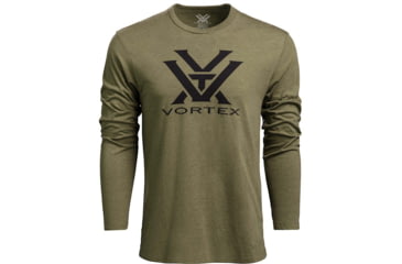 Image of Vortex Core Logo LS T-Shirt - Mens, Military Heather, S, 221-02-MIHS