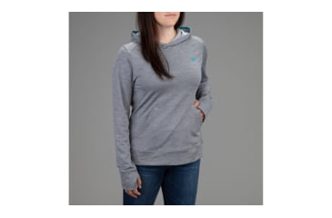 Image of Vortex Fall Hooded Pullover - Womens, Monument, Small, 220-28-MONS