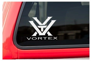 Image of Vortex Over Vinyl Decal, White, DECAL-LG