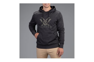 Image of Vortex Performance Hoodie - Mens, Black Heather, Extra Large, 220-56-DUOXL