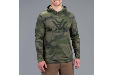 Image of Vortex Sun Slayer LS Hoodie - Mens, Forest Camo, XL, 121-20-FCAXL