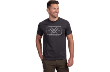 Image of Vortex Trigger Press SS T-Shirt - Mens, Charcoal Heather, XL, 122-01-CHHXL