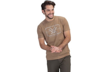 Image of Vortex Trigger Press SS T-Shirt - Mens, 3XL, Coyote Heather, 122-01-CHE3X