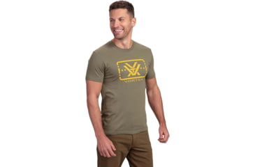 Image of Vortex Trigger Press SS T-Shirt - Mens, Military Heather, XL, 122-01-MIHXL