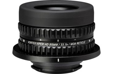 Image of Vortex Viper HD 85mm Spotting Scope MOA Reticle Eyepiece, Black, VS-85REA