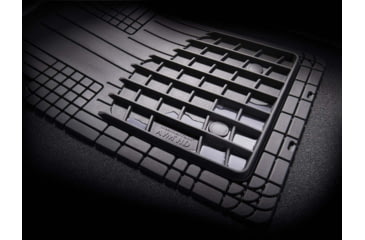Image of WeatherTech Front and Rear Trim-to-Fit HD Mat Set, Black, 11AVMSBHD