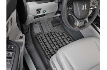 Image of WeatherTech Front and Rear Trim-to-Fit HD Mat Set, Black, 11AVMSBHD