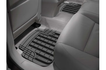 Image of WeatherTech Front and Rear Trim-to-Fit HD Mat Set, Black, 11AVMSBHD