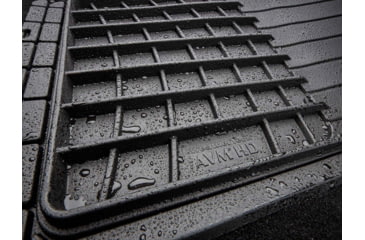 Image of WeatherTech Front and Rear Trim-to-Fit HD Mat Set, Black, 11AVMSBHD
