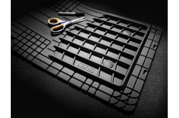 Image of WeatherTech Front and Rear Trim-to-Fit HD Mat Set, Black, 11AVMSBHD