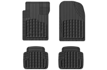 Image of WeatherTech Front and Rear Trim-to-Fit HD Mat Set, Black, 11AVMSBHD