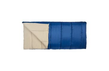 Image of Wenzel Cascade 3 40-Degree Sleeping Bag, Navy/Tan, 33 in X 75 in, 7427119