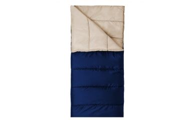 Image of Wenzel Cascade 3 40 Degree Sleeping Bag, Navy, Tan, 33In X 75In, 74927117