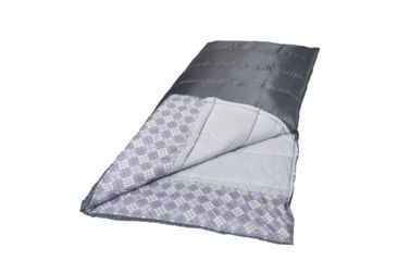 Image of Wenzel Cascade 5 20-Degree Sleeping Bag, Charcoal/Gray, 39 in X 80 in 7427319